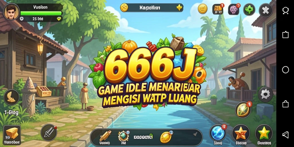 Tampilan screenshot gameplay 666J dengan grafis menarik.