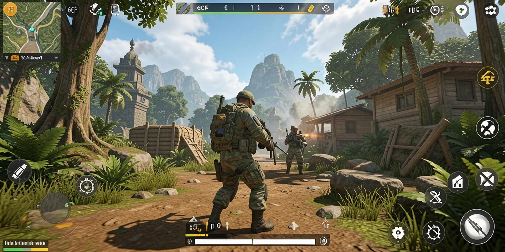 Tangkapan layar gameplay 6CF menunjukkan dunia terbuka yang luas dan menakjubkan.