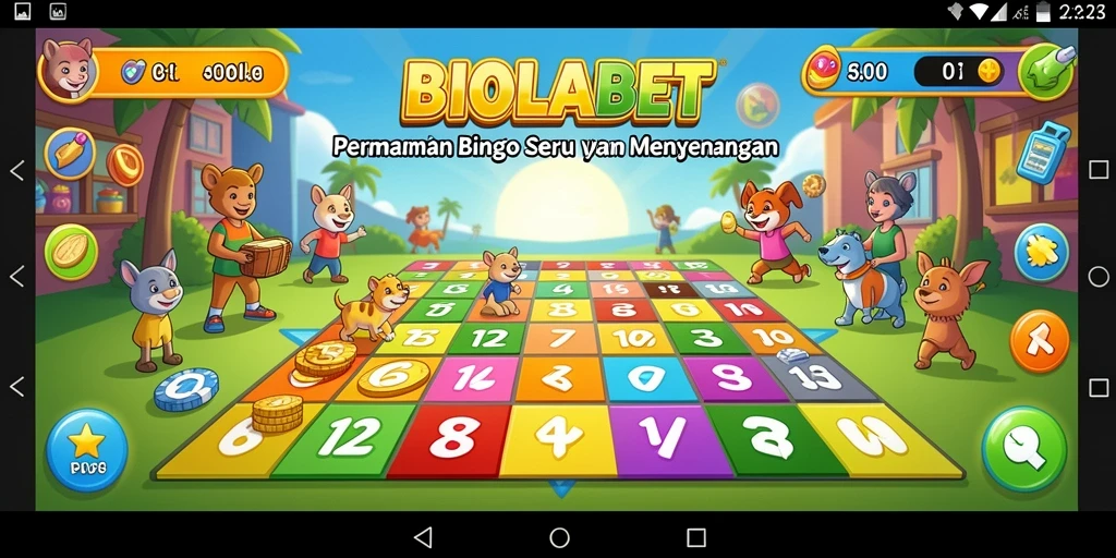Gameplay Bingo seru dan interaktif di BIOLABET.