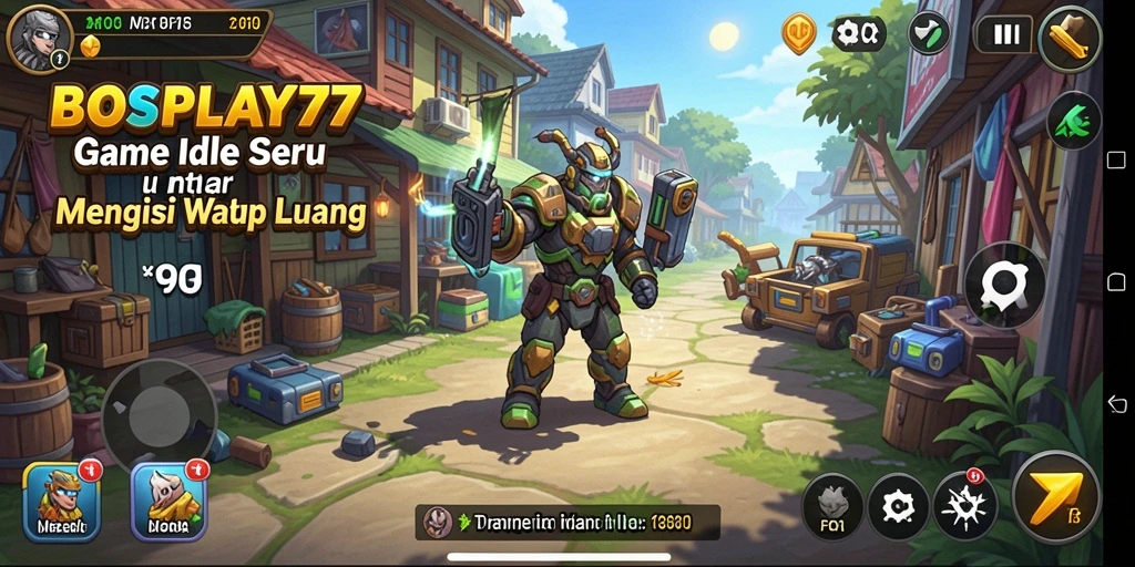 Tangkapan layar gameplay yang menarik dari BOSPLAY77, menunjukkan aksi seru dalam game Idle.