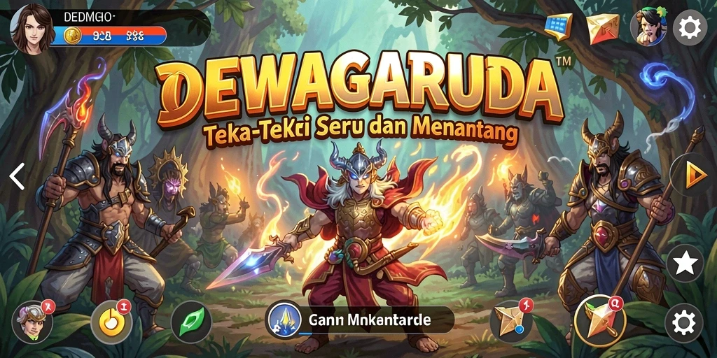 Gameplay seru dan menantang dari DEWAGARUDA.