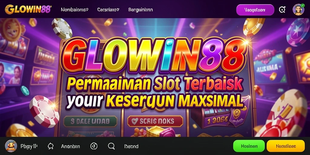 Tampilan gameplay seru dari GLOWIN88 yang menggugah semangat menang.