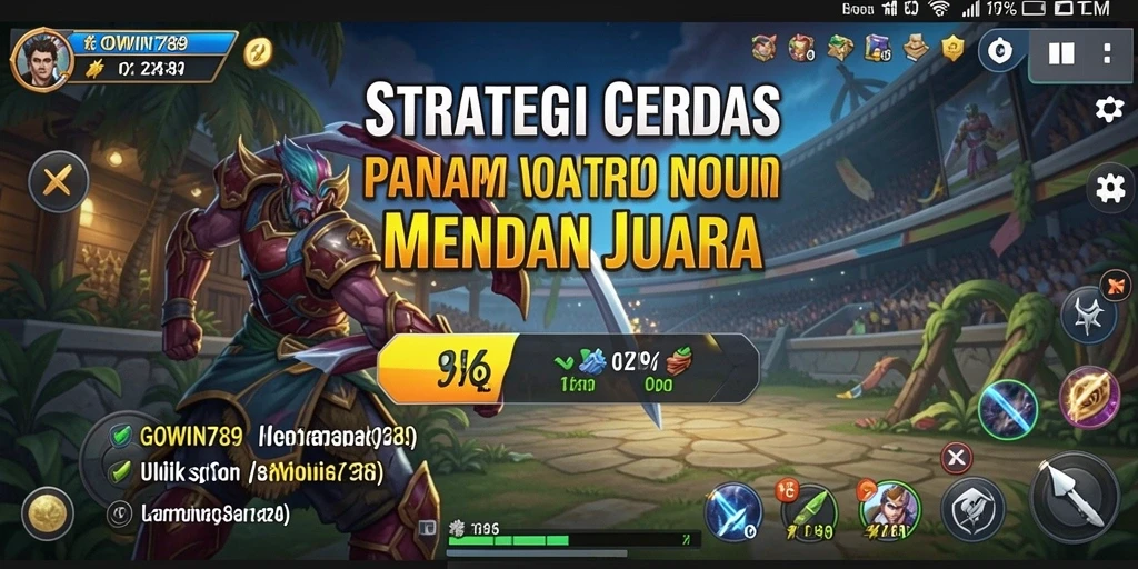 Tampilan gameplay menarik dari GOWIN789 yang menantang strategi.