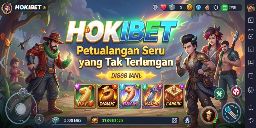Tampilan menakjubkan dari gameplay HOKIBET yang penuh petualangan.