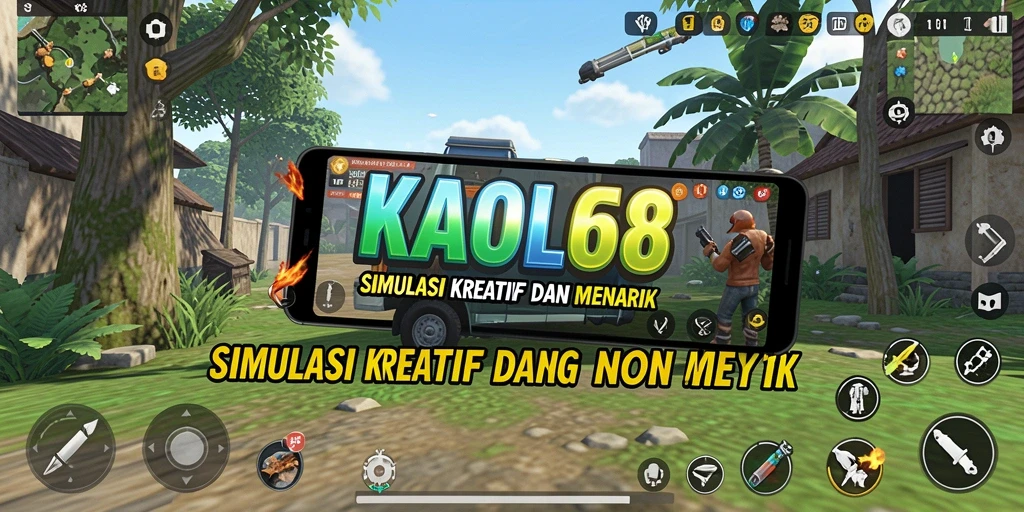 Tampilan gameplay simulasi yang menarik dan interaktif dari KAOL68.