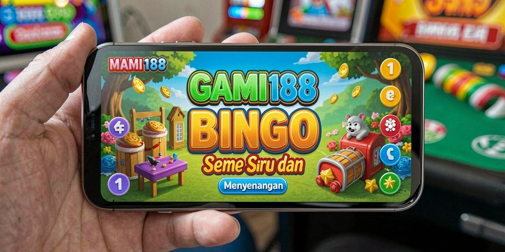 Tampilan gameplay Bingo seru di MAMI188 dengan interaksi pemain.