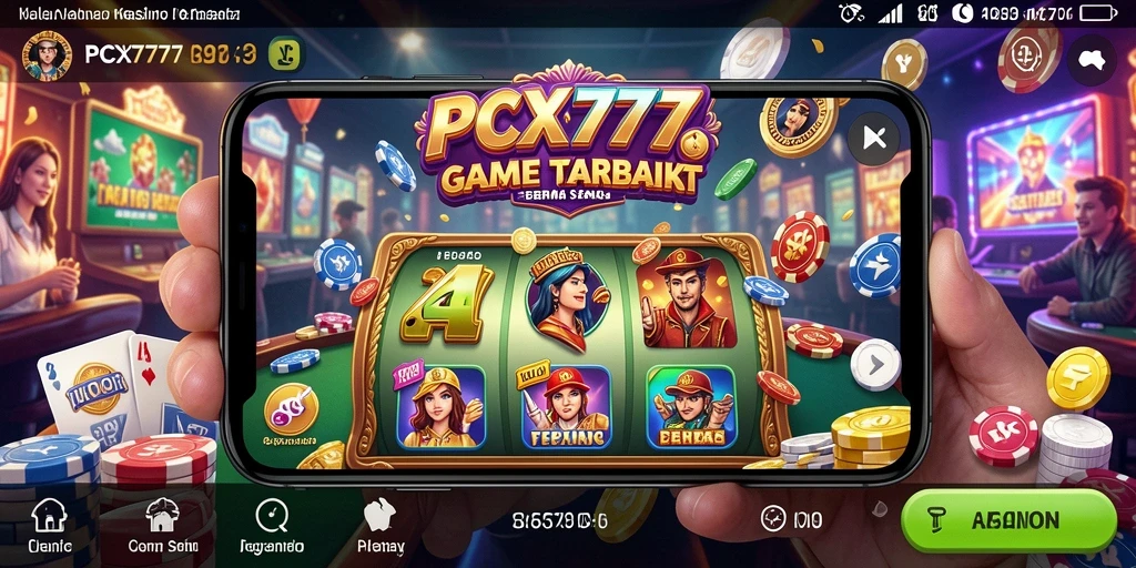 Tampilan gameplay seru di PCX777 dengan grafis menarik.
