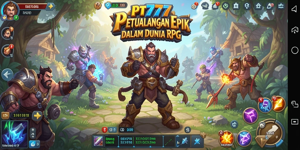 Tampilan gameplay mengesankan dari PT777 yang penuh petualangan RPG.